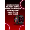 Akıllı Saat Arama Görüşme Bildirim Görme Uyku ve Sağlık Takibi Nabız Ölçer 3 Kordon Hediyeli