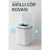 Akıllı Sensörlü Antibakteriyel Çöp Kovası 20 Litre Çöp Kutusu, Çöp Torbası Uyumlu Kapak