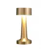 Altın Rengi Masa ve Gece Lambası Dokunmatik Şarjlı Masa Lambası