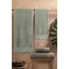 Altınbaşak Bambi Banyo Seti Koyu Bej Yeşil