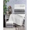 Altınbaşak Jakarlı 4´lü 50x90 El Havlusu Lisa