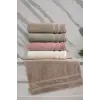 Altınbaşak Jakarlı 4´lü 50x90 El Havlusu Maddy