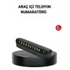 Alüminyum Kasa Gri Çevirmeli Araç İçi Telefon Numaratörü