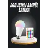 Ambiyans Aydınlatma RGB Led Lamba Kumandalı Renk Değiştirebilen