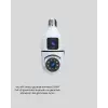 Ampul Tipi WiFi Kamera 2MP Lensli Full HD Görüntü ve Akıllı Hareket Algılama