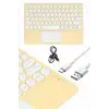 Android ve İOS Uyumlu Bluetooth Klavye Touchpad Slim Kablosuz Wifi Q Klavye