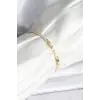 Anka Kuşu Model Zirkon Taşlı Gold Renk Pirinç Su Yolu Kadın Bileklik