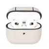 Apple AirPods 3.nesil Uyumlu Deri Kılıf Juni ERC3 Bej