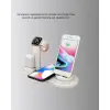 Apple Uyumlu Kablosuz Şarj İstasyonu 4 Cihaz Destekli ve Hızlı Şarjlı