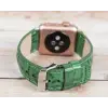 Apple Watch Uyumlu Deri Kordon 42-44-45mm Croco YK04