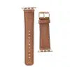 Apple Watch Uyumlu Deri Kordon 42-44-45mm G19 Taba