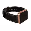 Apple Watch Uyumlu Deri Kordon 42-44-45mm NM4-AS1 Siyah