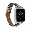 Apple Watch Uyumlu Deri Kordon 42-44-45mm ST Leopar NE