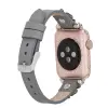 Apple Watch Uyumlu Deri Kordon Clover 38-40-41mm ST RST9