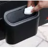 Araba Çöp Kutusu Kapaklı Organizer Siyah