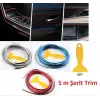 Araba Dekorasyon Şeridi 5 Metre Trim Şeridi - 1 Adet Fiyatıdır-Renk Bildirin