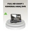 Araç DVR Kamerası 3’lü 170° Geniş Açılı Full HD ve Park Destekli