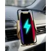 Araç Havalandırma Telefon Tutucu Kablosuz Şarj Destekli Akıllı Sensörlü