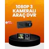 Araç İçi Güvenlik Kamerası | 3 Kanallı, 24 Saat Park Kaydı Destekli