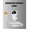 Astronot Galaksi Projeksiyon Lambası Bluetooth Bağlantılı ve Uzaktan Kontrollü