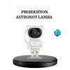 Astronot Projeksiyon Lambası Bluetooth Müzikli ve Uzaktan Kumandalı