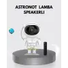 Astronot Şekilli Galaxy Projeksiyon Lambası Nebula Efektli Dekoratif Lamba