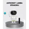 Astronot Şekilli Galaxy Projeksiyon Lambası Nebula Efektli Dekoratif Lamba
