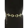 Ay Yıldız Metal Zincir Kemer