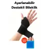 Ayarlanabilir Destekli Kadın erkek El Bilekliği Sağ Sol El Uyumlu, Spor Ve Günlük Kullanıma Uygun
