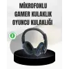 Ayarlanabilir Kafa Bandı ve Mikrofonlu Kulaklık – Oyun ve Müzik İçin İdeal
