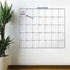 Aylık Planlayıcı Manyetik Duvar Stickerı Takvim Plan Çizelgesi - Ürün Boyutları: 110 cm x 100 cm