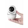 Baby Kamera Kablosuz 720P Beyaz 360 Derece Wifi Kamera Full HD 1080p