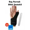Baş Parmak Ve Bilek Destekli El Bilekliği Metal Atel De Quarvein 5 Termojelli Paket