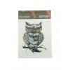 Baykuş Tattoo Dövme Sticker