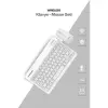 Beyaz Kablosuz Klavye Ve Mouse Seti
