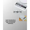 Beyaz Plastik Dijital Mutfak Tartısı – 24x16.8x1.5cm