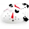 Beyaz Renk Kırmızı Çizgili Tam Yüz Hokey Jason Maskesi Hannibal Maskesi