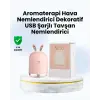 Beyaz Renk Ultrasonik Hava Nemlendirici ve Aromaterapi Difüzörü