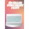 Bluetooh Wıreless Keyboard Siyah Q Klavye İOS Ipad Android Windows Uyumlu