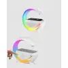 Bluetooth 5.0 Hoparlör – Kablosuz Şarj, RGB Gece Lambası ve FM Radyo