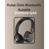 Bluetooth 5.3 Rainbow Işıklı Kulak Üstü Kablosuz Kulaklık