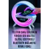 Bluetooth Hoparlör Dijital Göstergeli Wireless Şarj RGB Işıklı