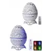 Bluetooth Hoparlör Dinozor Yumurtası Gece Masa Lambası Projektör