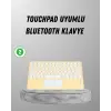 Bluetooth Klavye – Kablosuz, Sessiz Tuşlu, Android iOS Windows Uyumlu, Kompakt Taşınabilir Tasarım