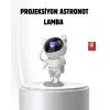 Bluetooth Müzikli Astronot Projeksiyon Lambası Yıldız Ve Ay Efektli