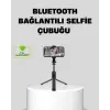 Bluetooth Selfie Çubuğu – 360° Dönebilen Başlık, Kablosuz Bağlantı