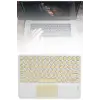 Bluetooth Touchpad Klavye 10.9 inch Kablosuz Wifi Q Klavye Slim