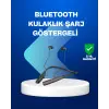 Boyun Askılı Kablosuz Bluetooth Kulaklık – Aktif Gürültü Önleme, Lcd Ekranlı