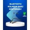 Boyun Askılı Kablosuz Bluetooth Kulaklık – Aktif Gürültü Önleme, LCD Ekranlı