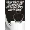 Boyun Bantlı Kulak İçi Kablolu Yüksek Ses Kaliteli Bluetooth Kulaklık